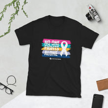 Load image into Gallery viewer, No One Fights Alone Tee (Supporting All Cancers)